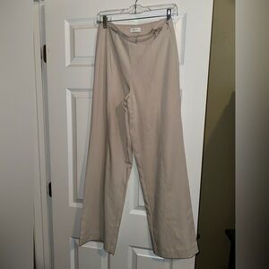 Meshki Cream Wide Leg Pants